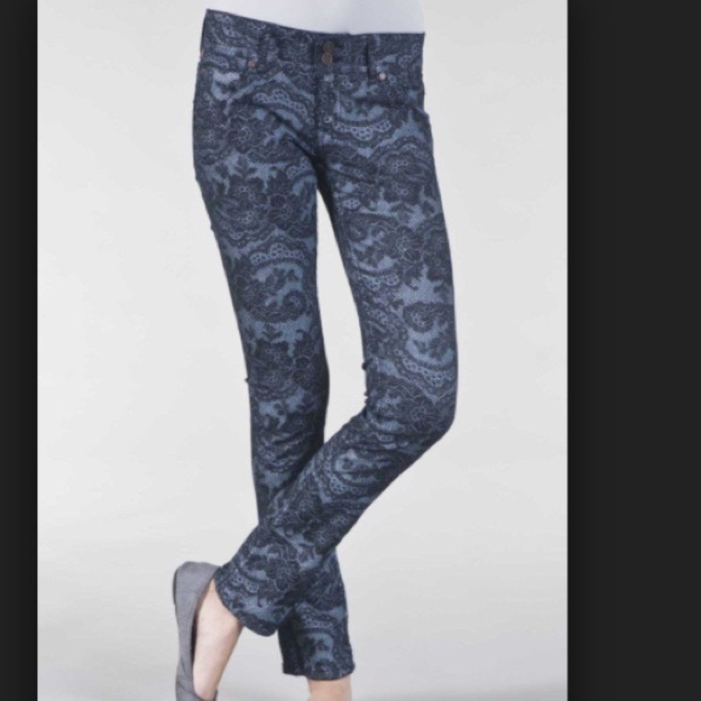 Emerson EDWARDS LACE PRINT JEANS STRETCH 28